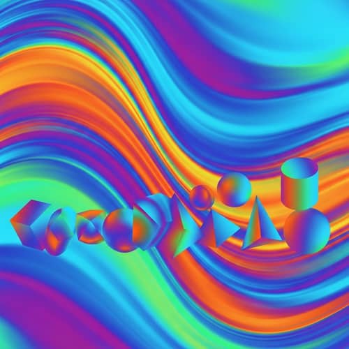 Abstract Transformation: Dynamic Colors & Geometric Shapes