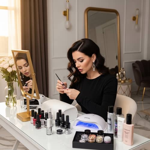 Glamorous Woman Exudes Precision and Skill | Opulent Lifestyle