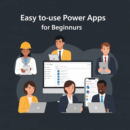 Easy-to-Use Power Apps for Beginners | Diverse User Professionals