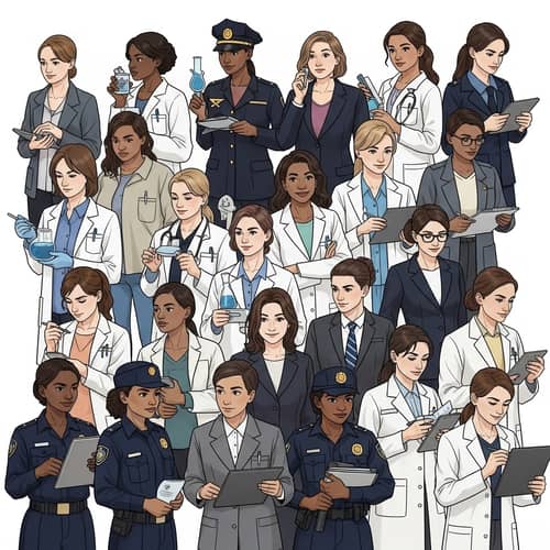Diverse Range of Women in Professions | Multifaceted Careers