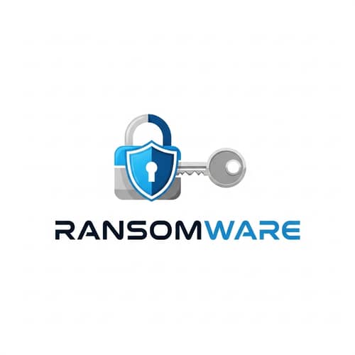 Ransomware Cybersecurity Logo Design | Protect Your Data