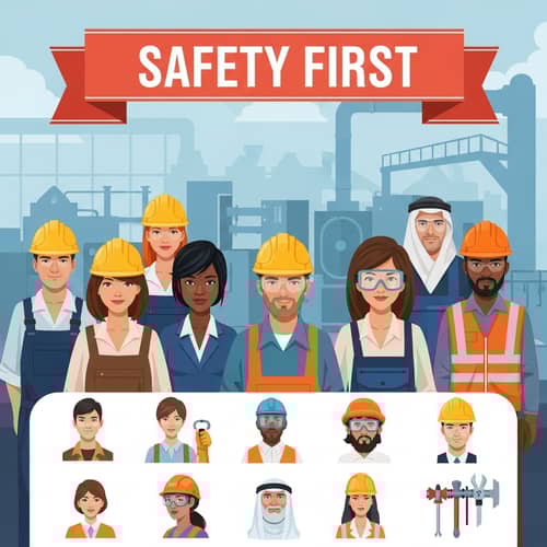 Occupational Safety and Health Poster: Safety First Guidelines