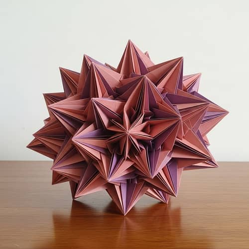Stunning Abstract Origami Art with Complex Geometric Shapes