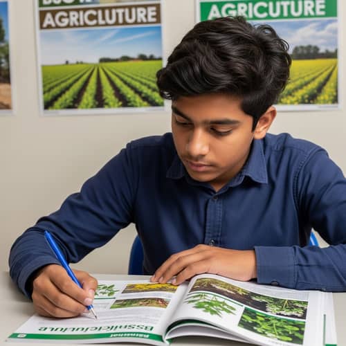Young South Asian Boy Studying BSc Agriculture | Bright Future Ahead
