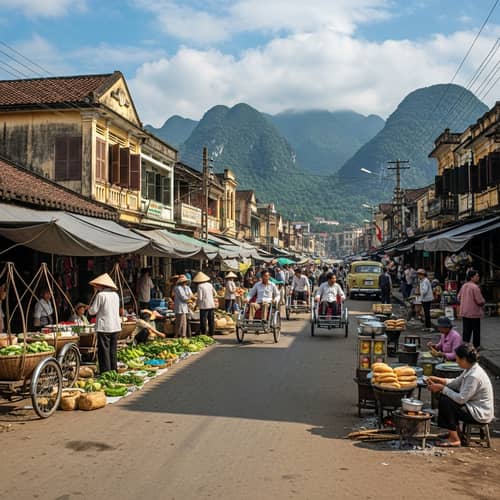 Lang Son City 1979: Vietnamese Architecture & Serene Landscapes