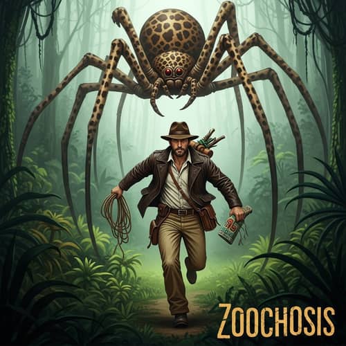 Escape Indiana Jones | Spider-Giraffe Zoochosis Adventure