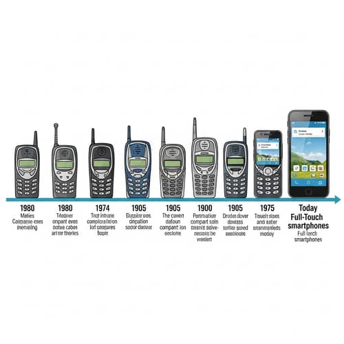 Evolution of Mobile Phones: Timeline from 1980s to Present Day