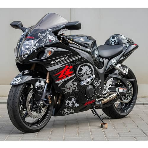 Sleek Ninja-inspired Sport Motorcycle | Aerodynamic Design