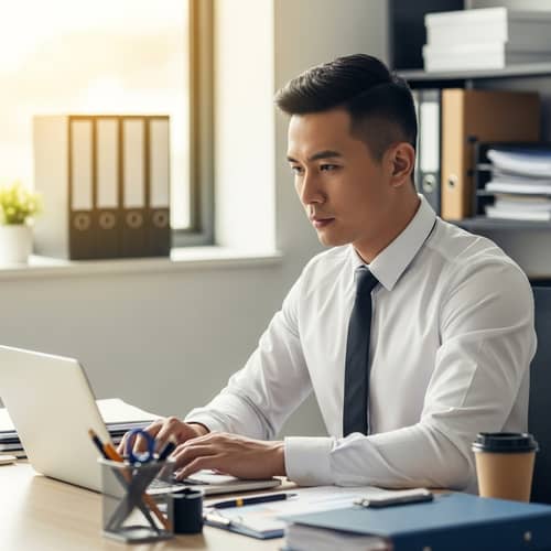 Jichangwook in the Office: Focused and Fashionable