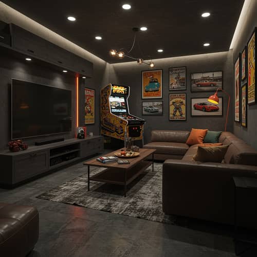 Stylish Man Cave Interior Design Ideas