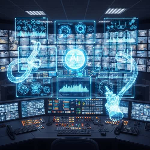 AI-Powered CCTV Control Room | Intricate System Operations