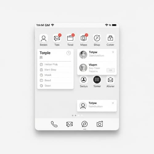 Monochromatic Operating System Interface: Minimalist & Functional