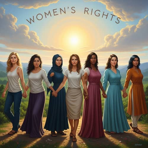 Women's Rights Unity Art | Symbolizing Strength & Resilience
