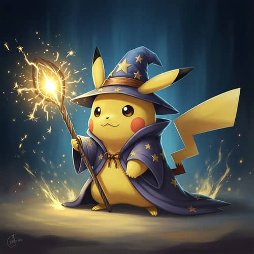 MagicPika - Enchanting Pikachu Wizard for Magical Adventures