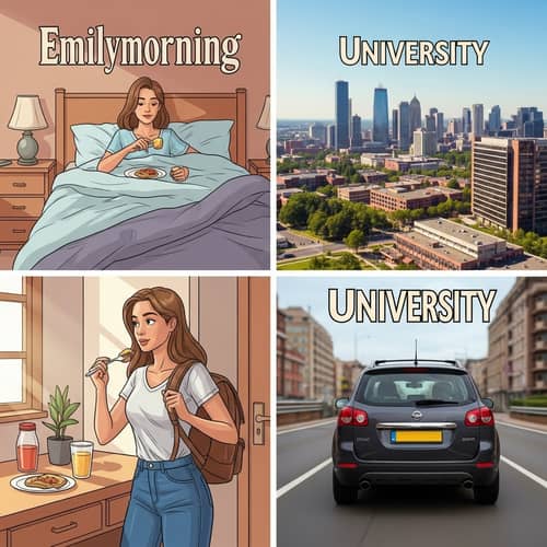 Emily's Morning Routine at University: A Day in the Life