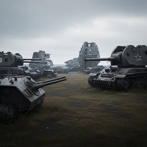 Post-Apocalyptic War Machines: Relics of a Bygone Era