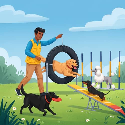 Whimsical Canine Training: Joyful Agility By Expert Dog Trainer