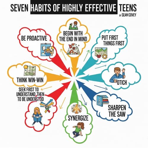 Seven Habits of Teenagers: A Graphical Organizer