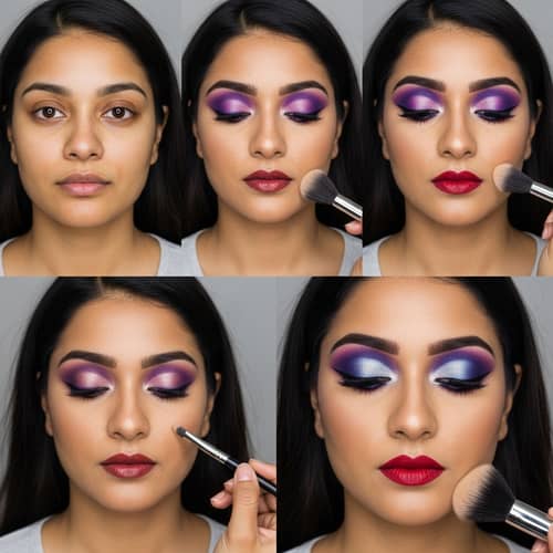 Dramatic Makeup Transformation: Vibrant & Bold Look