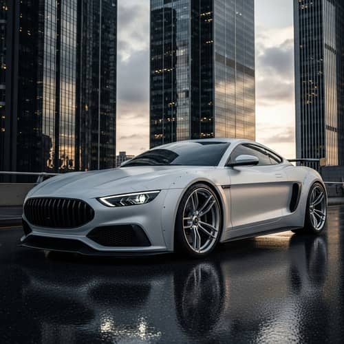 Sleek Two-Door Sports Car Design | Modern Concept