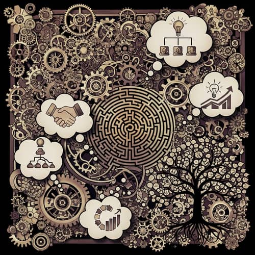 Advanced Organizational Psychology | Digital Art Representation