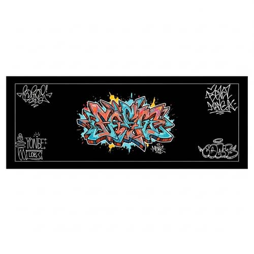 Hand-Drawn Graffiti-Style YouTube Banner | Vibrant Colors & Urban Energy