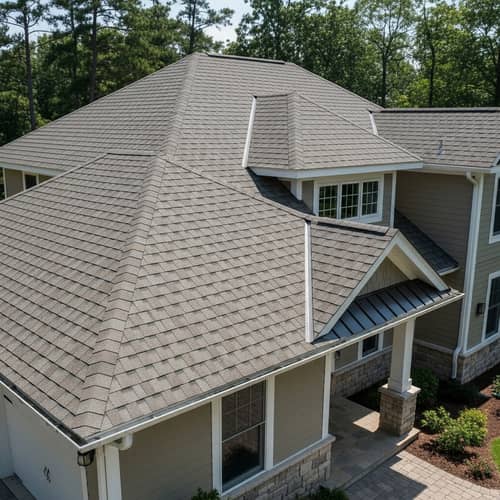 Elegant House | State-of-the-Art Asphalt Roof Shingle Design