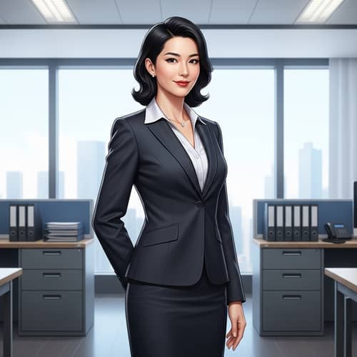Confident Business Woman | Professional Asian Features