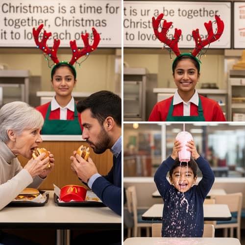 Festive Surprise at Local Fast Food Restaurant | Heartwarming and Tense Scenes