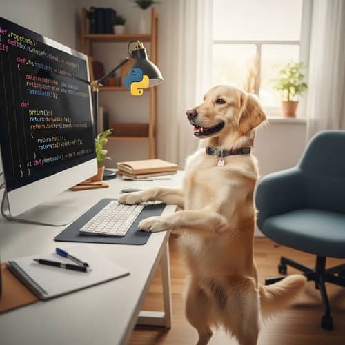 Dog Programming in Python | Coding Dance with Computer
