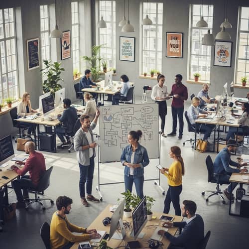 Diverse Startup Environment: Tech Innovation & Collaboration