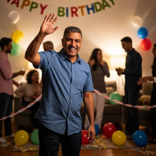 Madan Kumar Singh - Friendly Gathering Smiles