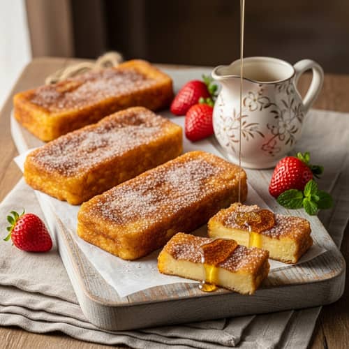 Rectangular Torrijas: Traditional Spanish Dessert | Website