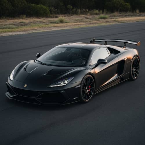 Dynamic 'Badman' Sports Car - Thrilling Luxury Design