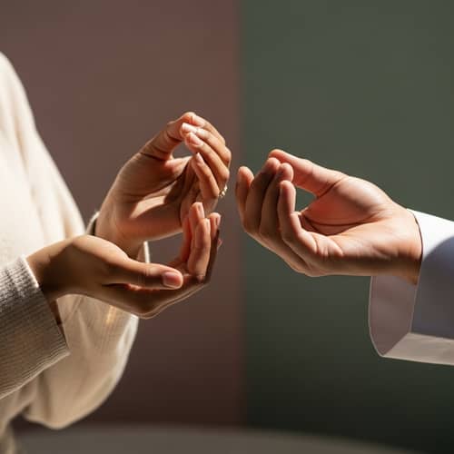 Friendly and Welcoming Gesture: Multicultural Hands