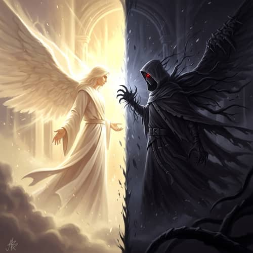 Radiant Light vs Sinister Shadows: Symbolism in the Ideological Confrontation