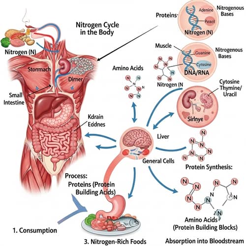 The Role of Nitrogen in the Human Body