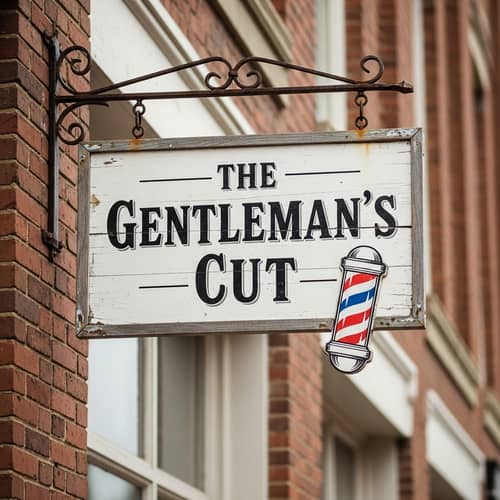 Barber Shop Sign | Haircuts and Shaves