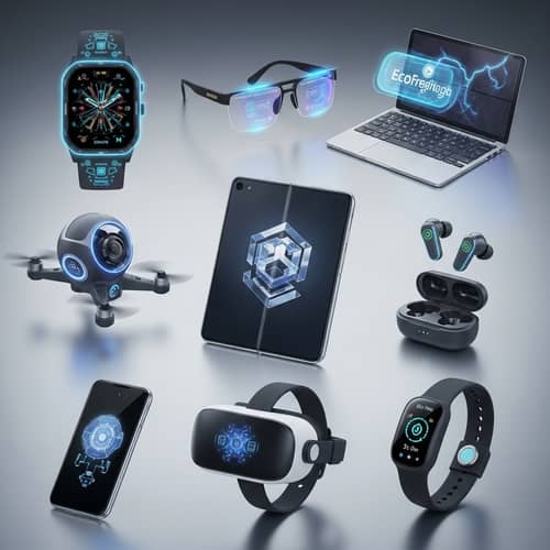 Futuristic Tech Gadgets with Innovative Design