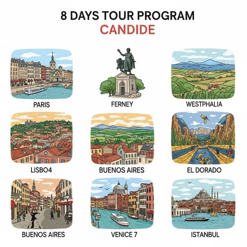 Eight-Day Tour Program Inspired by Voltaire's Candide