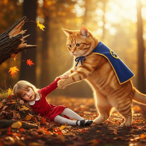 Heroic Cat Rescuing Human | Heartwarming Story