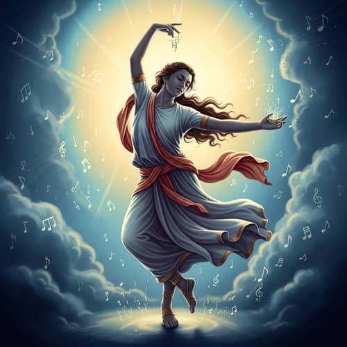 Divine Dance: Bachata in Celestial Harmony