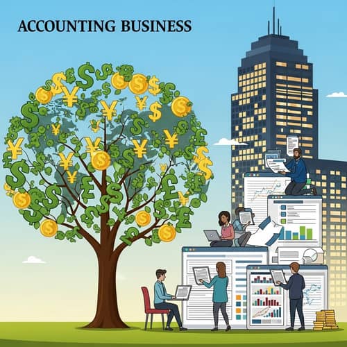 Global Accounting Business: Financial Growth Illustration