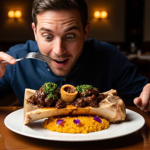 Rich Protein Foods Served in Ossobuco Dish