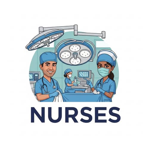 Caricature Logo for Operating Room Nurses