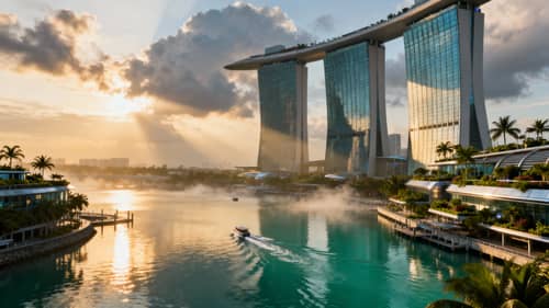 Futuristic Waterfront City: Singapore Inspired Visions