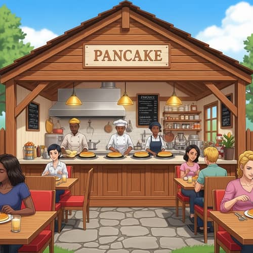 Cozy Pancake House for Delicious Fluffy Pancakes