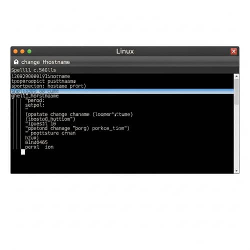 Linux System: Change Hostname Commands