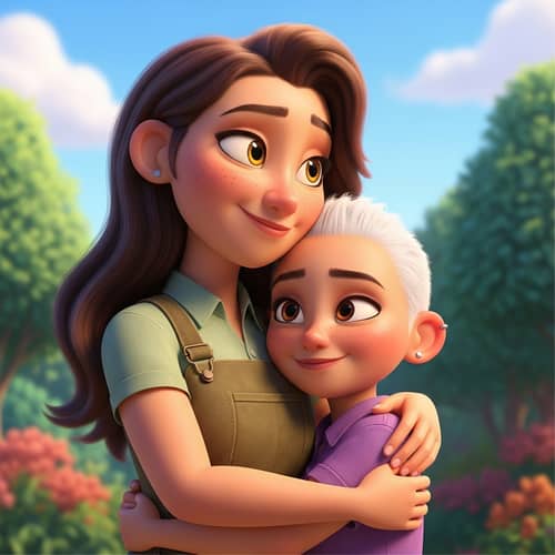 Heartwarming Pixar-Style Animation of Loving Gay Couple