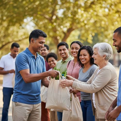 True Humility: Charitable Giving in Community Park